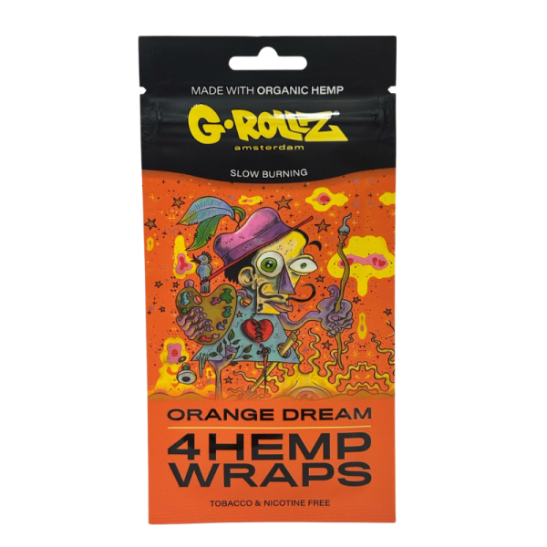 Hemp Wraps G.Rollz Orange Dream x4