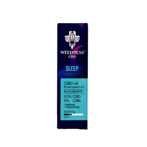 Aceite CBD Weedness Sleep Blackberry – Descanso Natural con Sabor a Mora